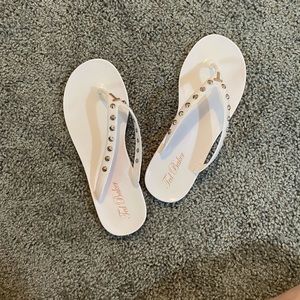 Ted Baker Pink Studded Jelly Sandals Flip Flops size 6.5